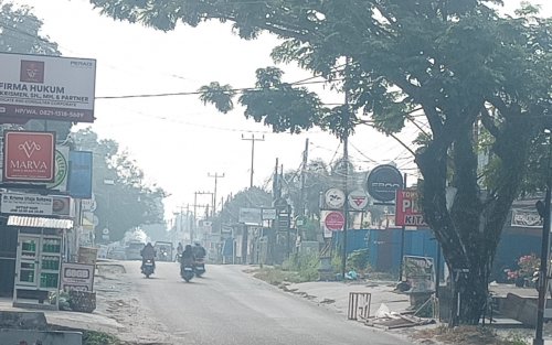 Ilustrasi kabut asap yang muncul belakangan ini sudah menganggu aktivitas warga (foto/ist)