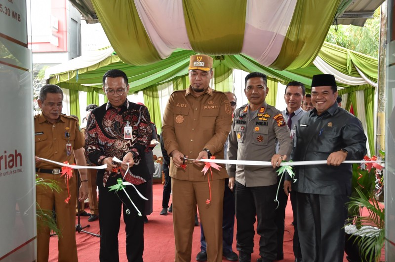 BRK Syariah resmikan kantor Kedai Inhu Pasar Rengat (foto/ist)