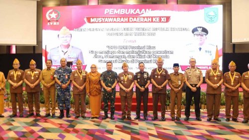 Musda XI Legiun Veteran Republik Indonesia (LVRI) Provinsi Riau digelar di Pekanbaru (foto/int)