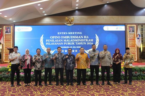 Riau masuki tahap penilaian maladministrasi penyelenggaraan pelayanan publik opini Ombudsman RI 2026 (foto/ist)