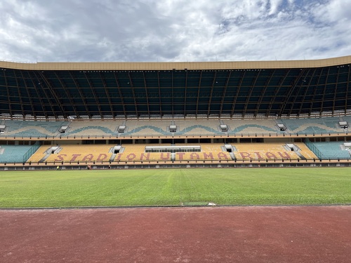 Stadion Utama Riau diusulkan jadi kawasan industri dan bisnis. (Foto: Sri Wahyuni)