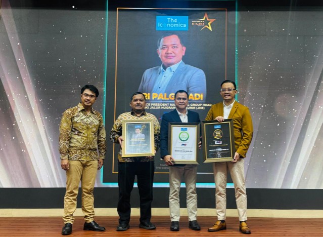 JNE borong tiga penghargaan di Marketing & Halal Summit 2026 (foto/ist)
