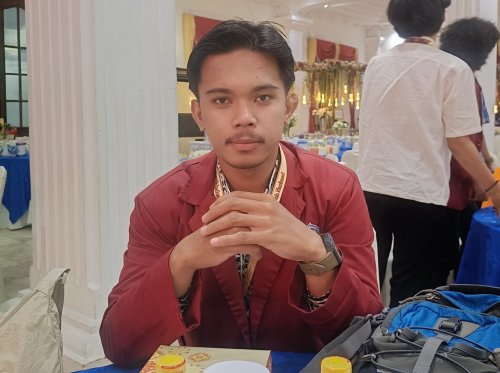 Presiden BEM Institut Teknologi Perkebunan Pelalawan Indonesia (ITP2I), Fajar Nugraha (foto/Andy)
