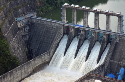 Waduk PLTA Koto Panjang Kampar.(foto: int)