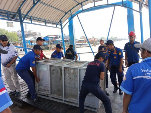 BBKSDA Riau kirim kandang perangkap ke Inhil (foto/int)