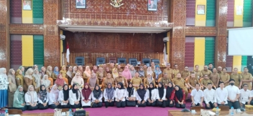 Budi Fitriadi resmi menjabat sebagai (Sekwan) DPRD Rohil. (Foto: Afrizal)