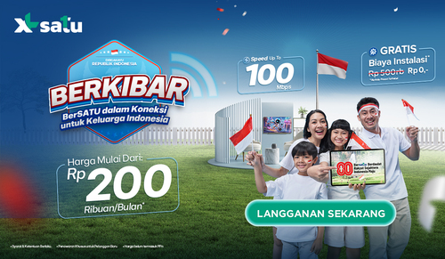 XL SATU meluncurkan promo spesial "BERKIBAR". (Foto: Istimewa)
