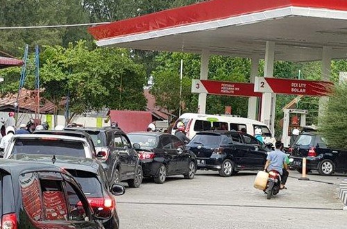 Kelangkaan BBM juga terjadi di Pelalawan.(ilustrasi/int)