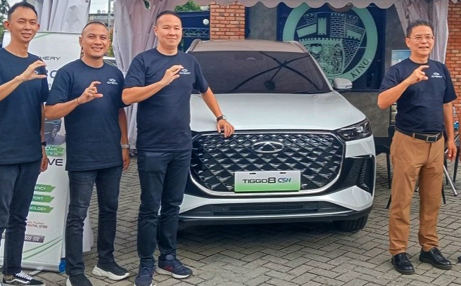 TIGGO 8 CSH Comfort resmi meluncur di Kota Pekanbaru (foto/mimi)