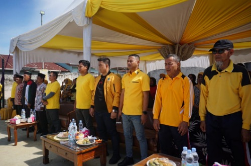 Kegiatan perayaan HUT ke-61 Golkar di Bengkalis.(foto: istimewa)