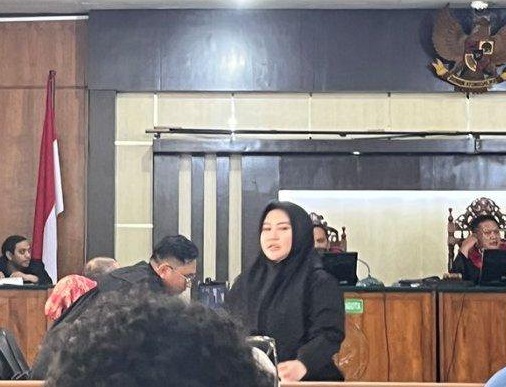 Persidangan kasus dugaan korupsi dan gratifikasi, Novin Karmila.
