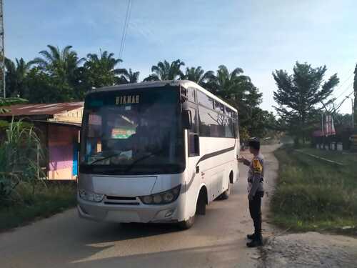 Personil Polsek Simpang Kanan melaksanakan kegiatan 