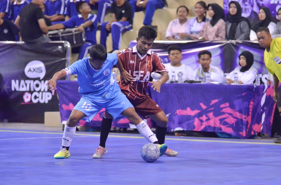 Tim Futsal Putra Terbaik se-Sumatera siap bertanding babak regional final AXIS Nation Cup 2025 di Palembang (foto/ist)