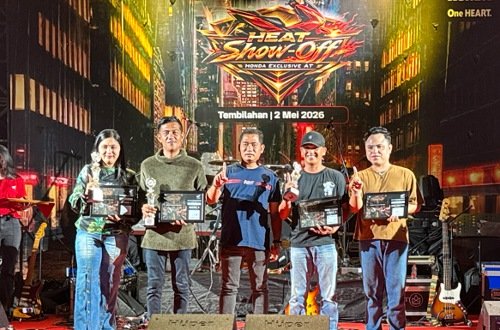 Heat Show-Off Honda Guncang Tembilahan.(foto: istimewa)