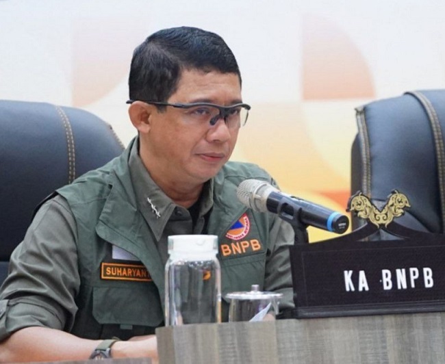 Kepala Badan Nasional Penanggulangan Bencana (BNPB), Letjen TNI Suharyanto.