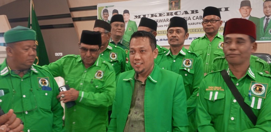 Mukercab VIII PPP Rohil konsolidasi dukungan untuk Mardiono (foto/afrizal)