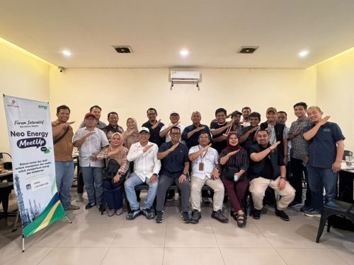 Kepala Perwakilan SKK Migas Sumbagut, Sebastian Julius dalam Forum Interaktif EMP & SKK Migas bersama media
(foto: budy/halloriau.com)