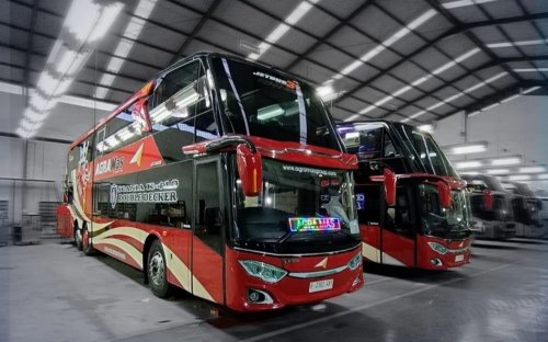 Bus Medan-Pekanbaru.(ilustrasi/int)