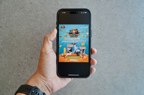 Telkomsel gelar Ucoin Take Over by.U di Living World Pekanbaru.(foto: istimewa)