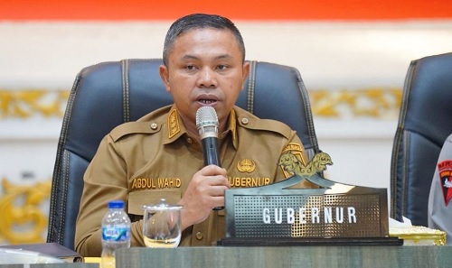 Gubernur Riau, Abdul Wahid.(foto: int)