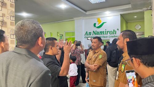 Komisi III DPRD Kota Pekanbaru menyoroti dugaan pelanggaran izin pembangunan SD IT An Namiroh 3. (Foto: Mimi Purwanti)