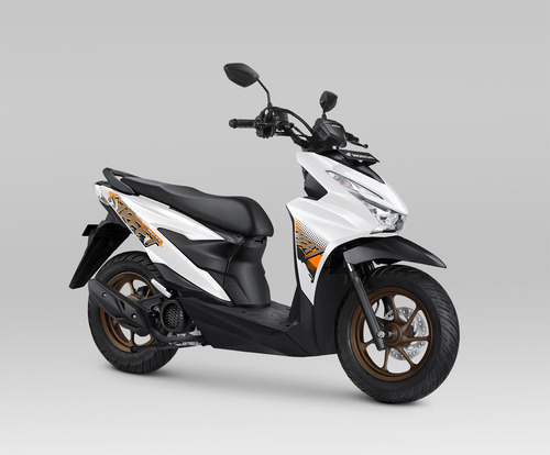New Honda BeAT Series hadir dengan warna dan striping terbaru yang lebih modern dan sporty. (Rilis)