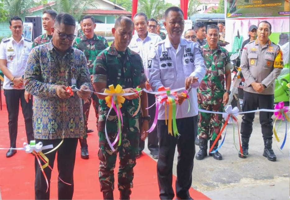 Danrem mendukung Balai PPW Riau Bangun TPS3R Fadhilah Jaya Pekanbaru (foto/ist)