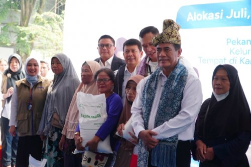 Mentan, Amran Sulaiman turun ke Pekanbaru.(foto: mimi/halloriau.com)