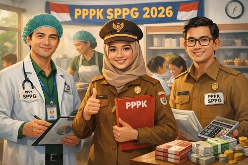 Pegawai SPPG diangkat jadi PPPK.(ilustrasi/AI)
