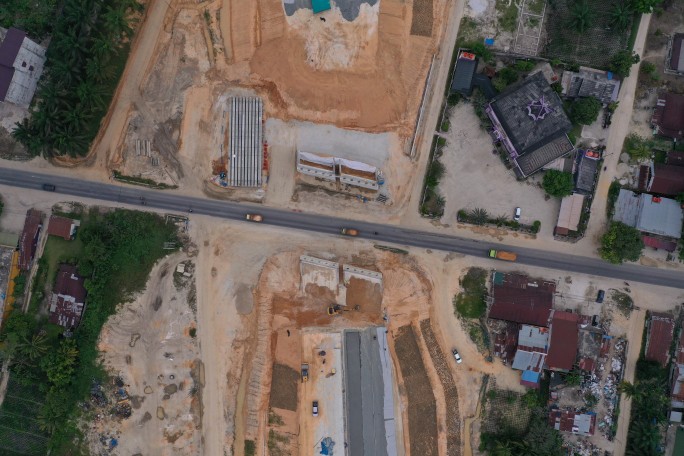 Pemasangan girder Tol Lingkar Pekanbaru dimulai besok (foto/rivo)