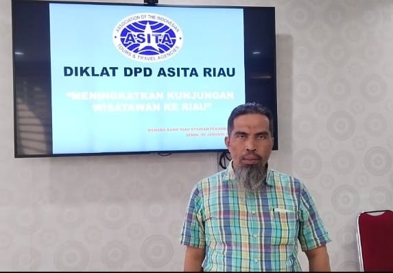 Wakil Ketua DPD ASITA Riau, Abdul Rahim Panggabean (foto/riki)