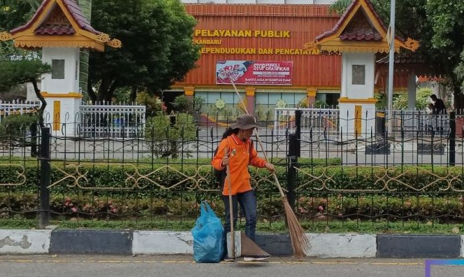 Kabar gembira THR penuh cair untuk ribuan pekerja lapangan di Pekanbaru (foto/int)