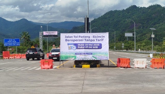 Tol Padang-Sicincin resmi beroperasi 28 Mei (foto/rivo)
