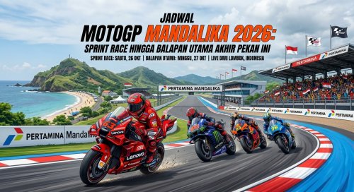 Jadwal MotoGP Mandalika 2026.(ilustrasi/AI/halloriau.com)