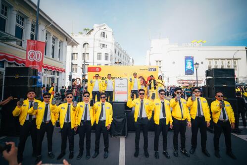 IM3 meluncurkan fitur SATSPAM di Medan sebagai bagian dari gerakan #NomorModusNoMore. (Foto: Istimewa)