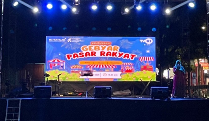 Budaya, tradisi, dan UMKM bersatu di Pasar Rakyat 2025 Pekanbaru (foto/ist)