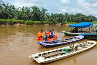 Basarnas masih cari remaja 13 tahun yang tenggelam di Sungai Cenaku (foto/ist)