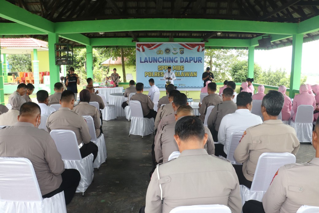 Bhayangkari dan Polres Pelalawan bersinergi wujudkan dapur gizi gratis (foto/Andy)