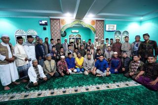 Gerakan Shalat Subuh Berjamaah (GSSB) Provinsi Riau ke-139, di Masjid Ar Ruhama (foto/int)