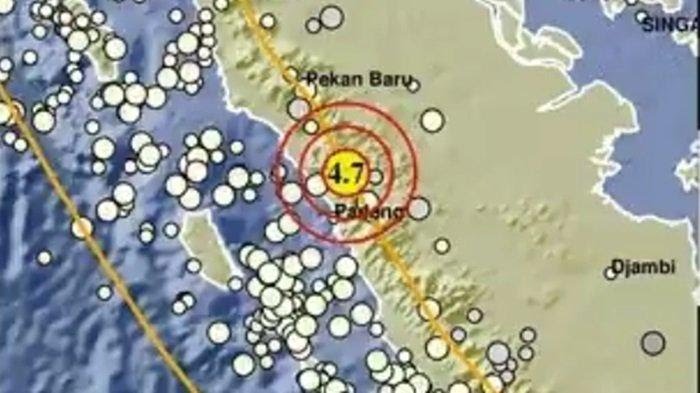 Gempa dengan kekuatan magnitudo 4,7 mengguncang Padang Panjang (foto/int)