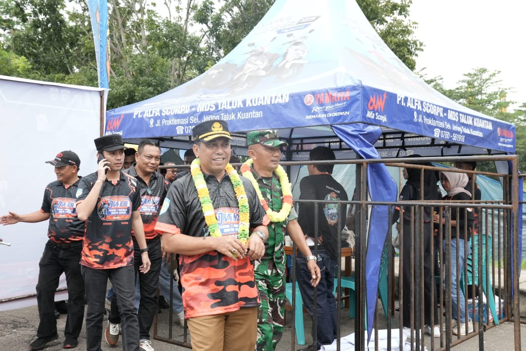 Sekda Kuansing, Zulkarnain membuka Dragbike Pemuda Championship 2025 (foto/ultra)