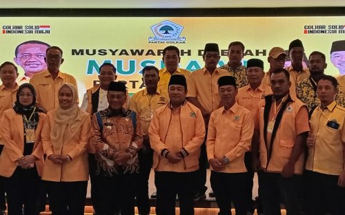 Musda VI Golkar Rohil 2026 digelar hari ini.(foto: afrizal/halloriau.com)