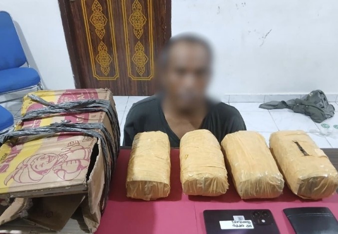 Call Center 110 berbuah pengungkapan kasus ganja di Pekanbaru (foto/ist)