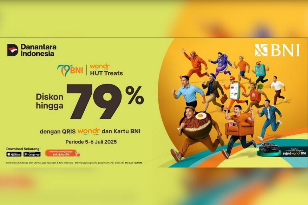Dalam rangka merayakan HUT ke-79, BNI menghadirkan berbagai promo menarik serta program undian berskala nasional bagi para nasabahnya. 