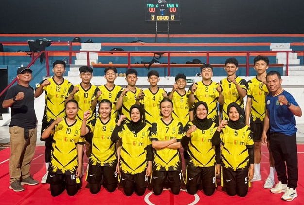 Indosat Ooredoo Hutchison mendukung kontingen mahasiswa Riau yang berlaga di Pekan Olahraga Mahasiswa Nasional  2025 di Semarang, Jawa Tengah.