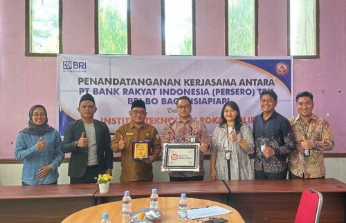 BRI Bagansiapiapi jalin kerja sama dengan Institut Teknologi Rokan Hilir (foto/afrizal)