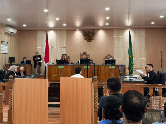 Jaksa ajukan ke hakim agar kasus pemerasan terdakwa Jekson Sohombing terus dilanjutkan ke tahap pembuktian (foto/ist)