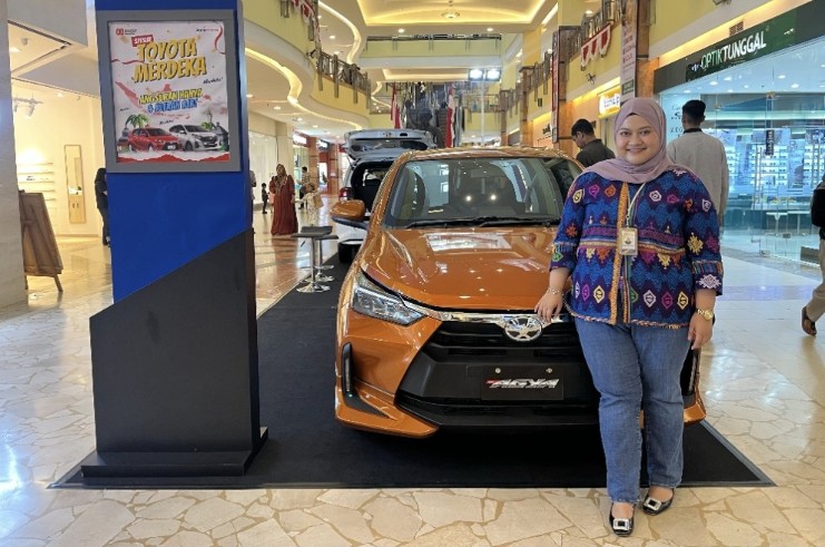 Agung Toyota Pekanbaru hadirkan promo menarik selama pameran di Mal SKA (foto/Mimi)