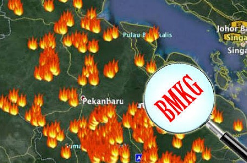 Titik panas di Riau.(ilustrasi/int)