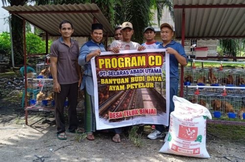 PT SAU kembali menyalurkan program pemberdayaan masyarakat disekitar operasional perusahan (foto/Andy)